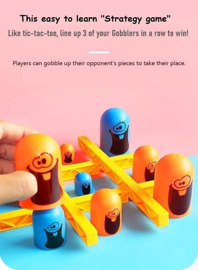 AHBHT Tic Tac Toe Board Game Learning Toys Tic Tac Toe Game Brain Games Strategy Board Games for Adults and Kids 2+ Year Old (Multicolor_Pack of 2) - Image 5